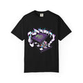Pizzabytes Mystic Pizza T-shirt, Front, black, pizzabox, pizza delivery, pizza, mystic, undead, horror