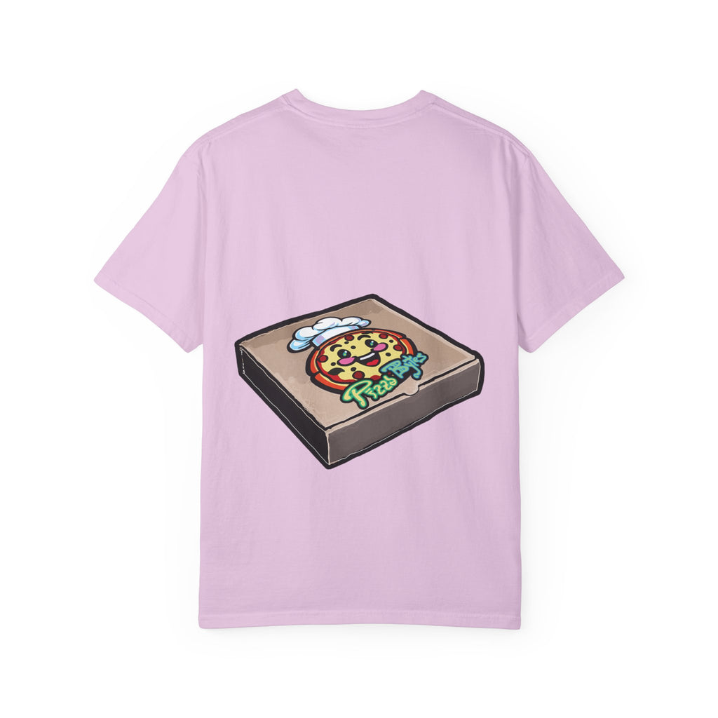 Pizzabytes Mystic Pizza T-shirt, Front, pizzabox, pizza delivery, pizza, mystic, undead, horror